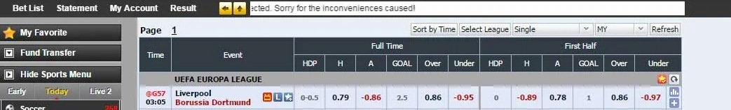 Bandeau du haut du site IGK bet